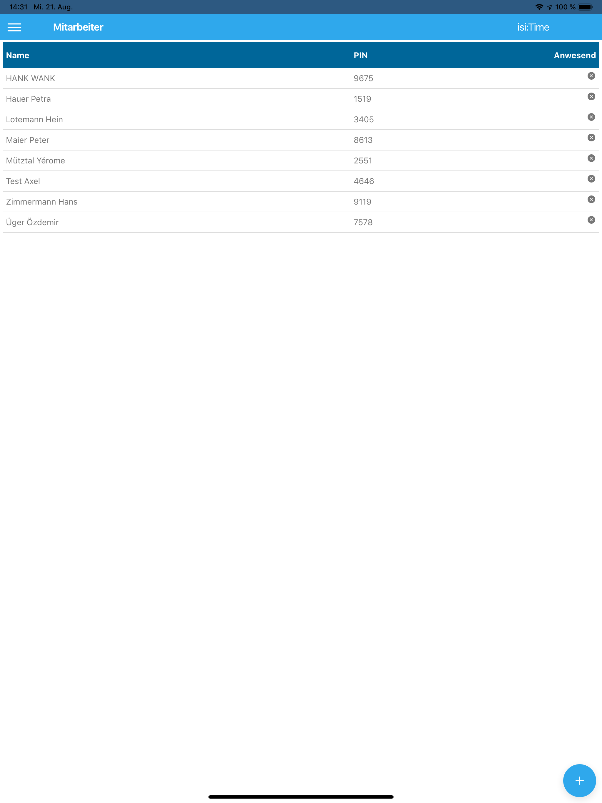 isi:Time Zeiterfassung screenshot 17