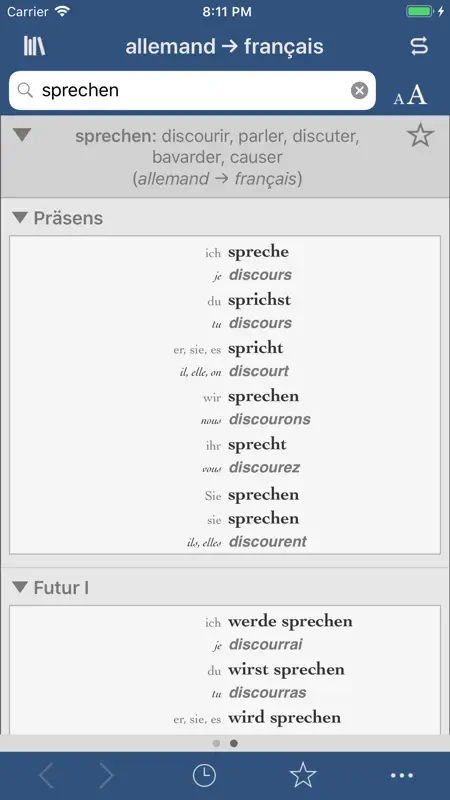 Ultralingua français-allemand screenshot 2 of 3