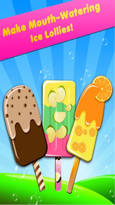 Screenshot #1 pour Ice Lolly Popsicle Maker Game