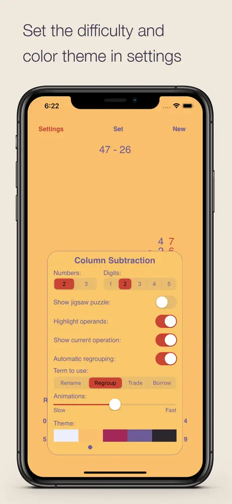 Column Subtraction