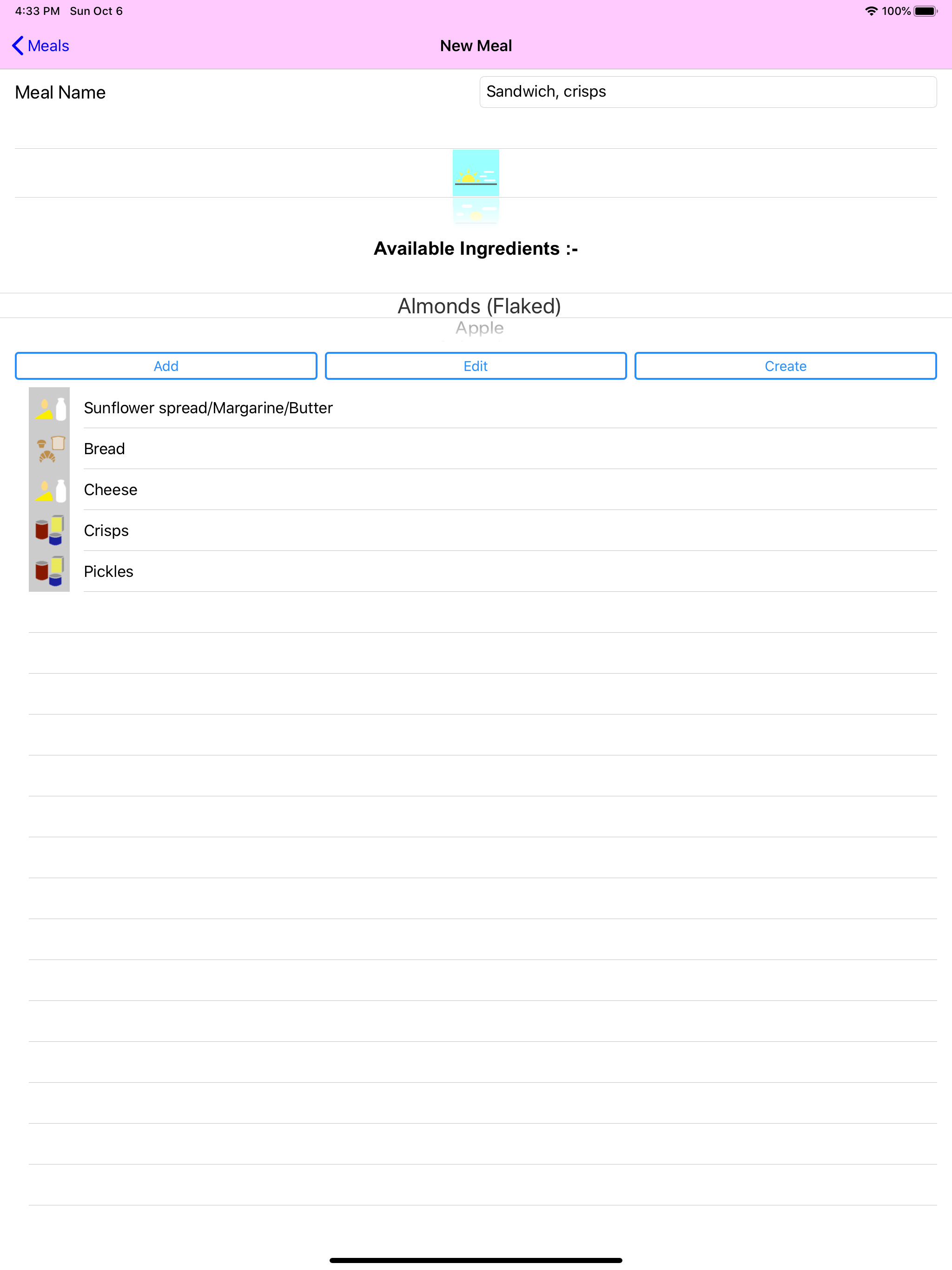 Simple Meal Planner screenshot 6
