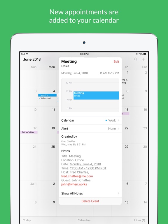 WhenWorks iPad screenshot 5 - Business app