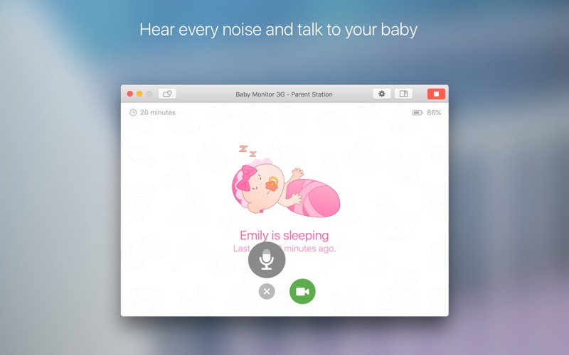 baby monitor 3g iphone screenshot 3