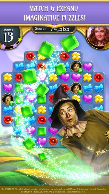 The Wizard of Oz Magic Match 3 screenshot-4