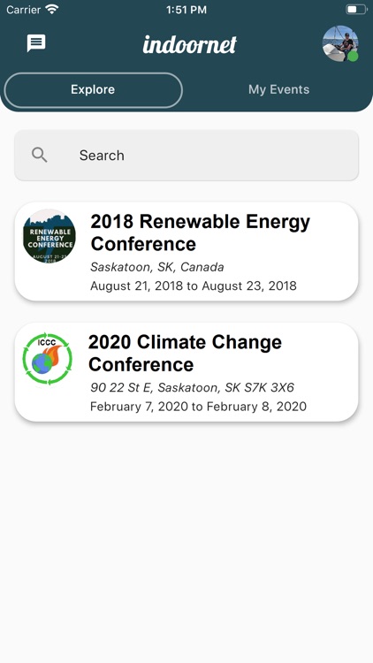 Indoornet: Event App
