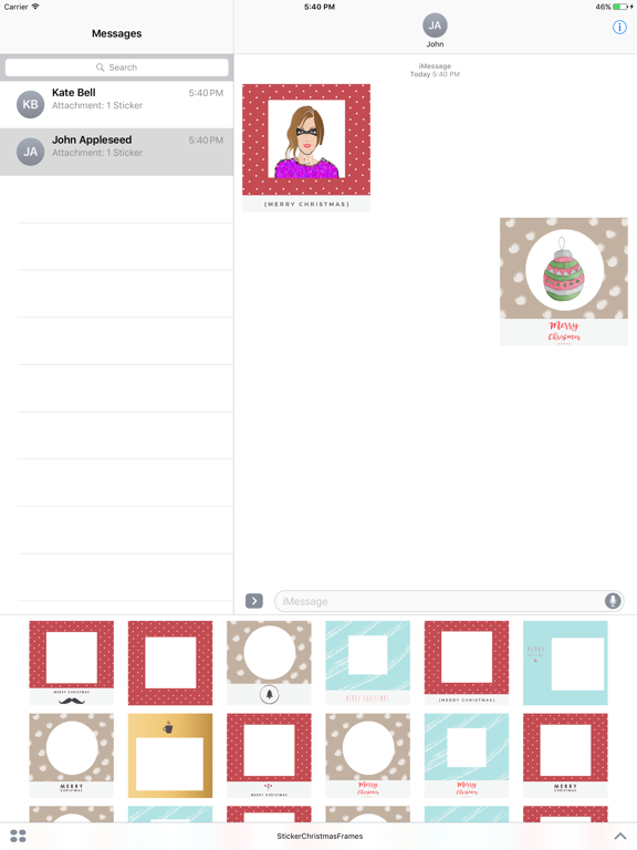 Screenshot #5 pour Sticker Christmas Frames