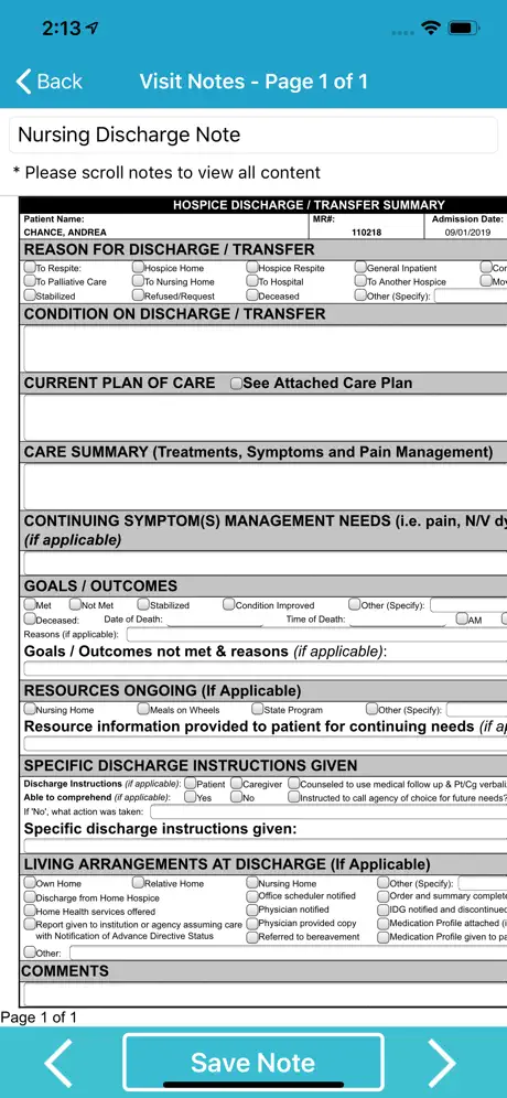 Verify Centre™ Hospice