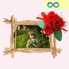 Flower Rose Photo Frame