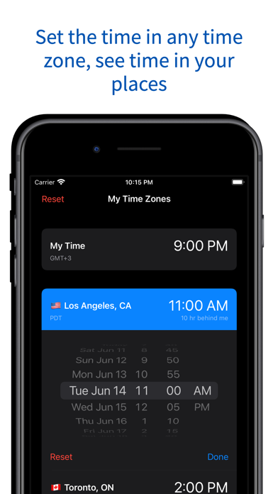 My Time Zones: Slick Converter screenshot 2