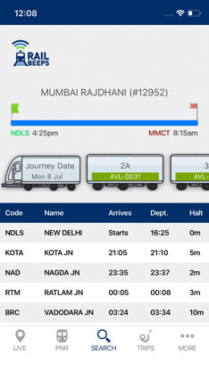 NDTV Rail Beeps screenshot 2