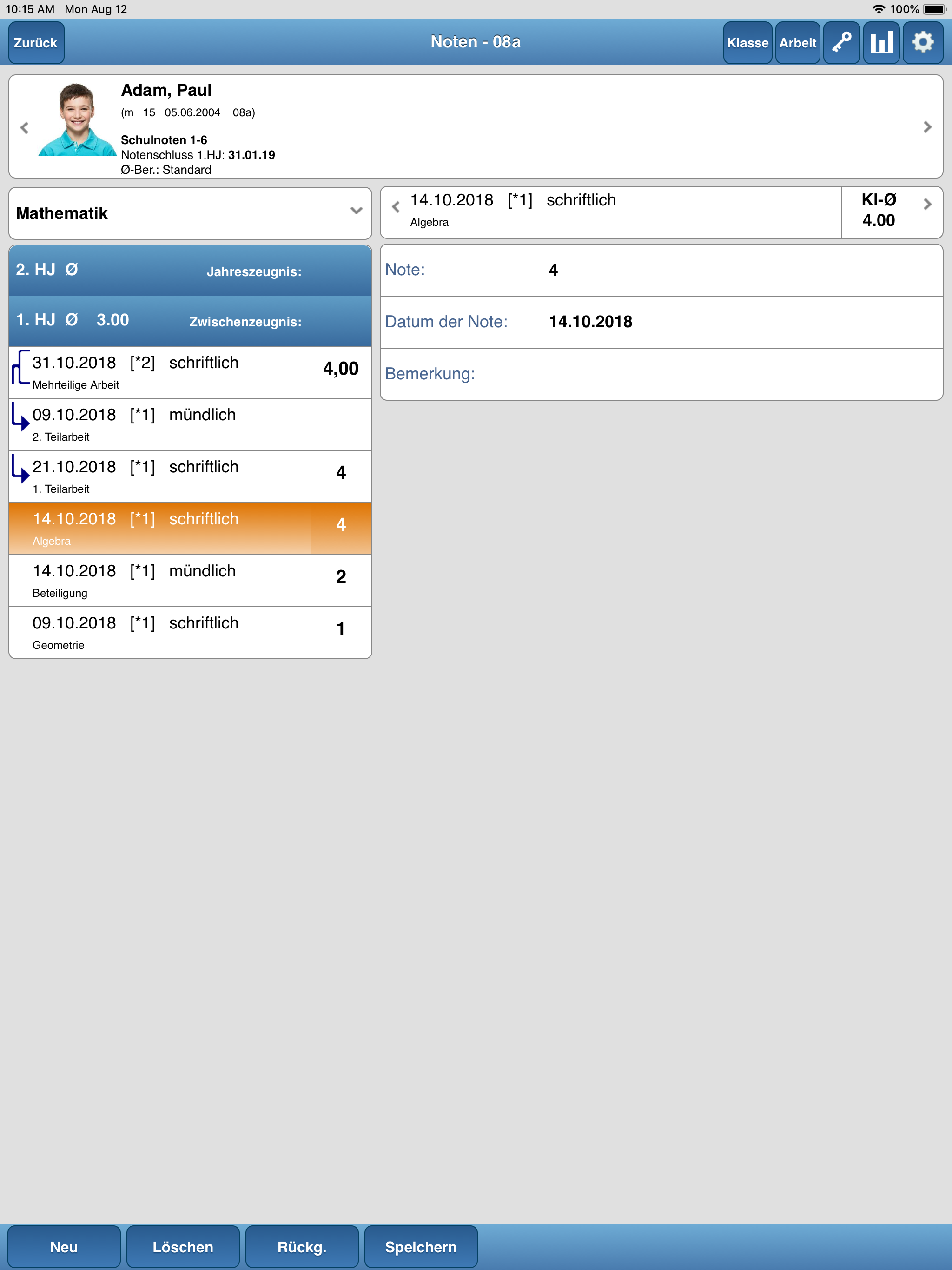 Schulfix screenshot 5