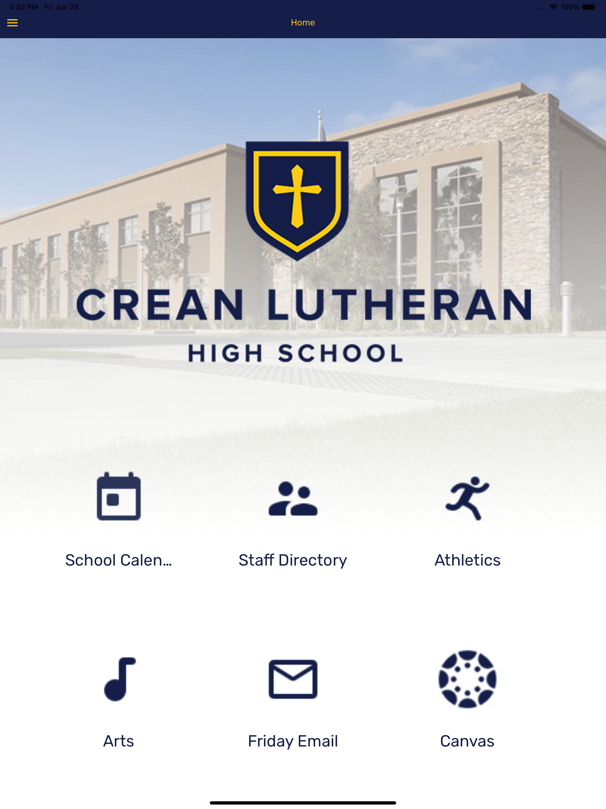 Crean Lutheran High School.