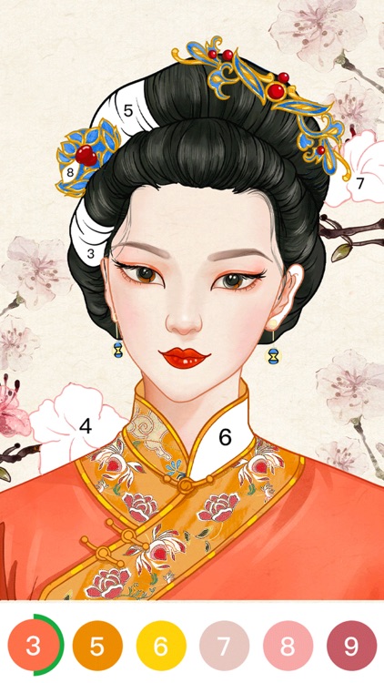 乐涂数字填色:秘密花园涂色画画 screenshot-4