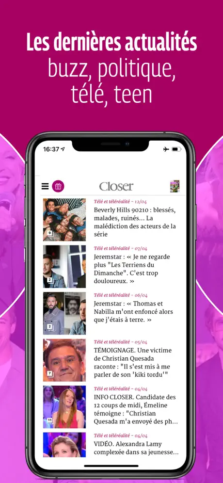 Closer – Actu et exclus People