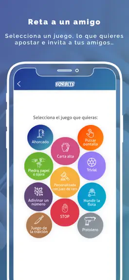 Game screenshot Forbets - Reta a tus amigos hack