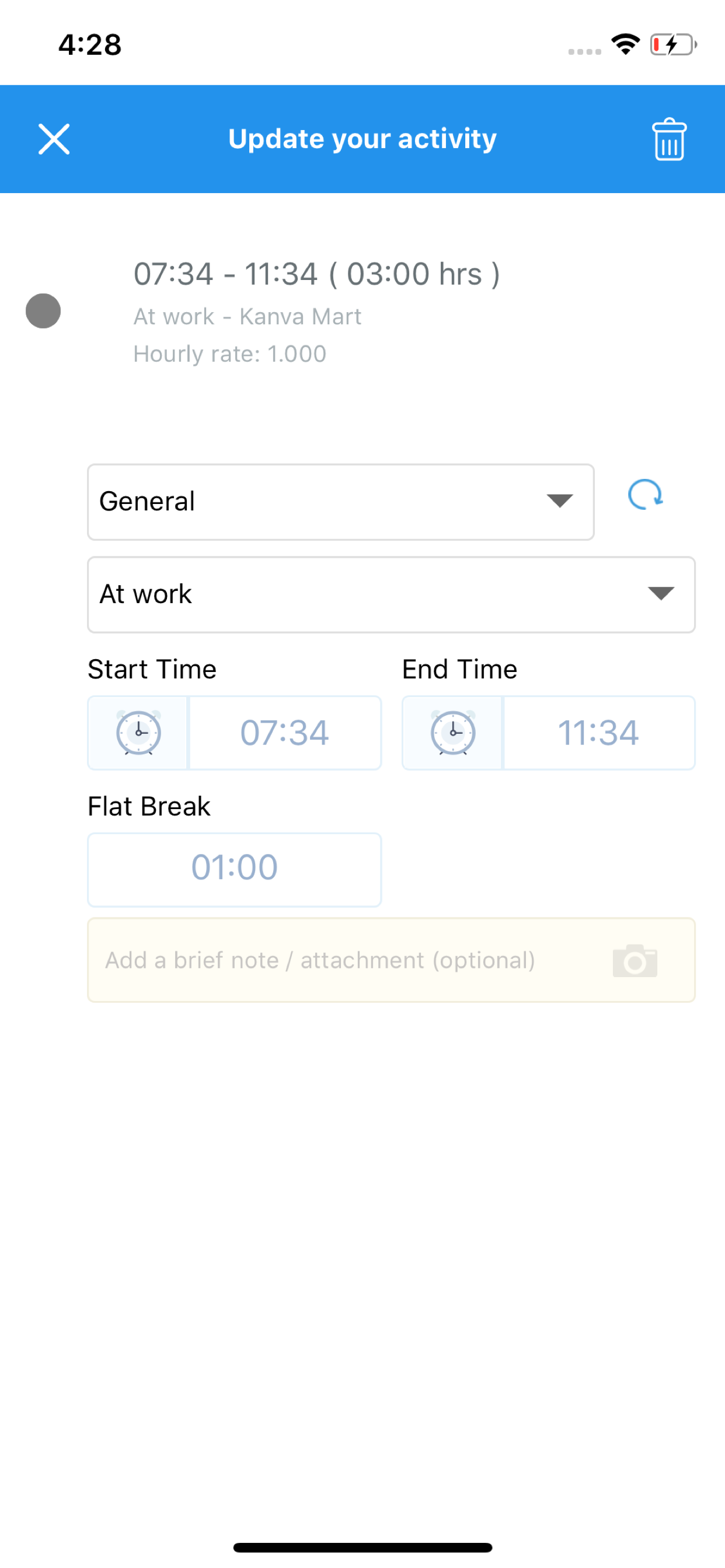 Staff Times - My Time screenshot 3