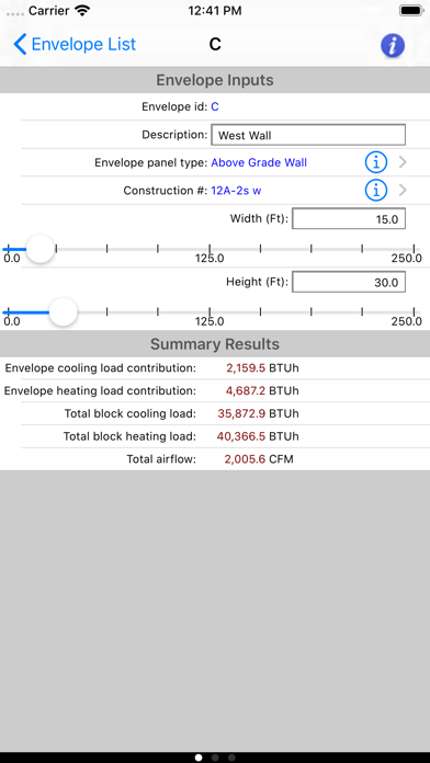 HVAC Residential Load Calcs Screenshot