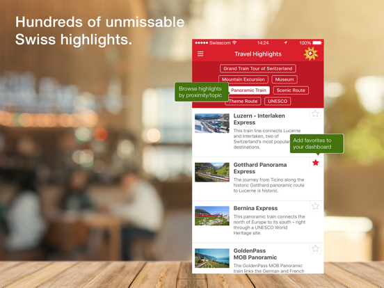 Screenshot #6 pour Swiss Travel Guide