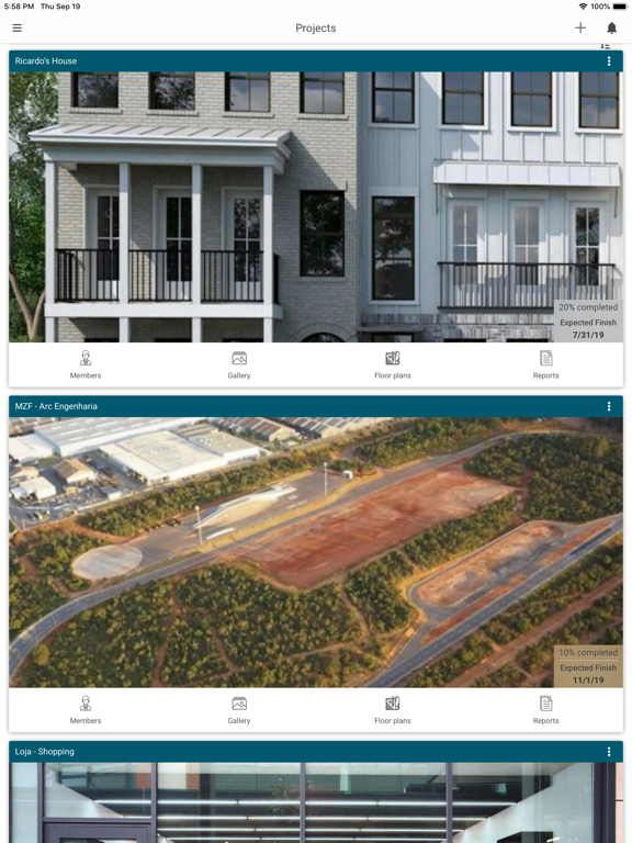 Construct App iO iPad screenshot 1 - Productivity app