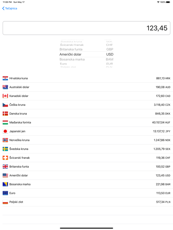Screenshot #5 pour Tečajna lista HNB