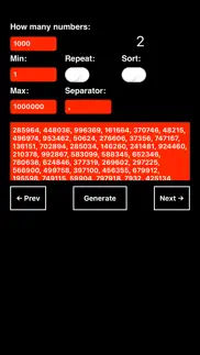 random number generator picker iphone screenshot 2