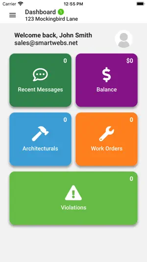 Smartwebs Portal screenshot 2