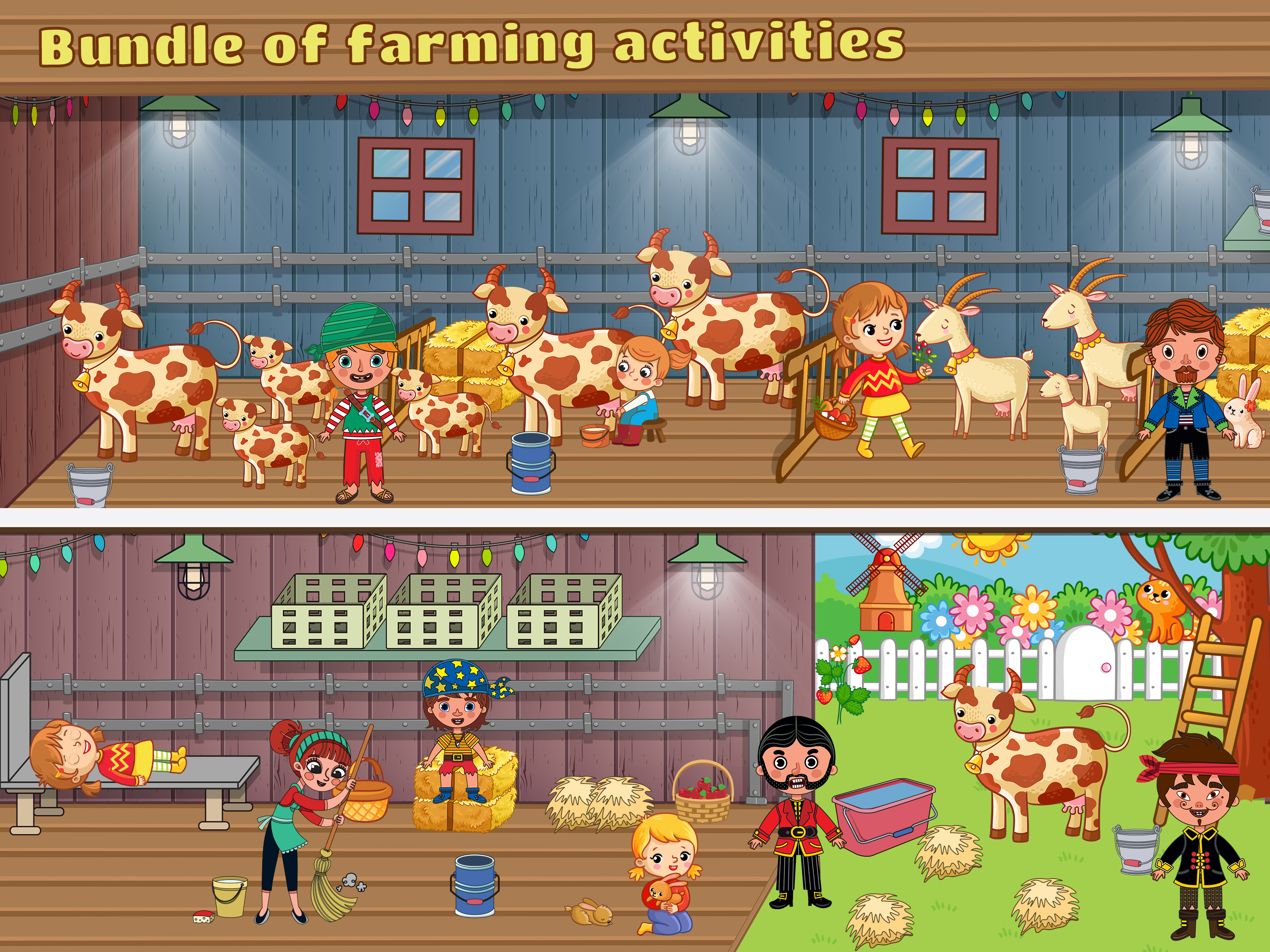Pretend Play Village Life