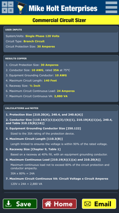 Mike Holt's Electrical Toolbox screenshot 4