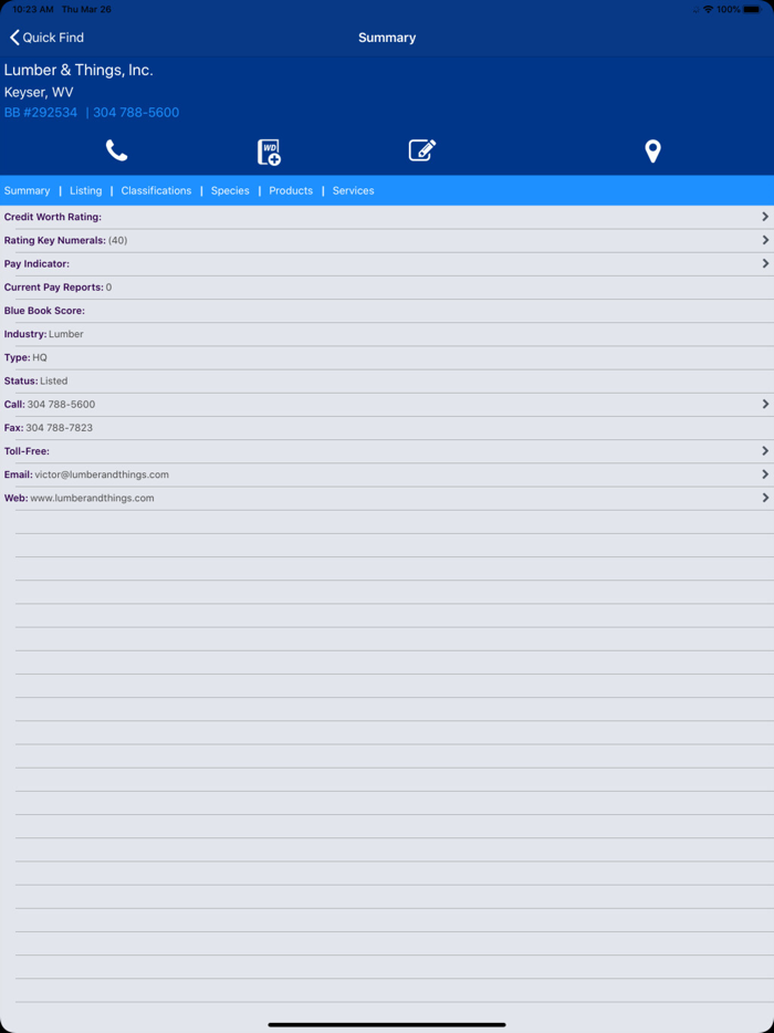 BBOS Mobile - Lumber