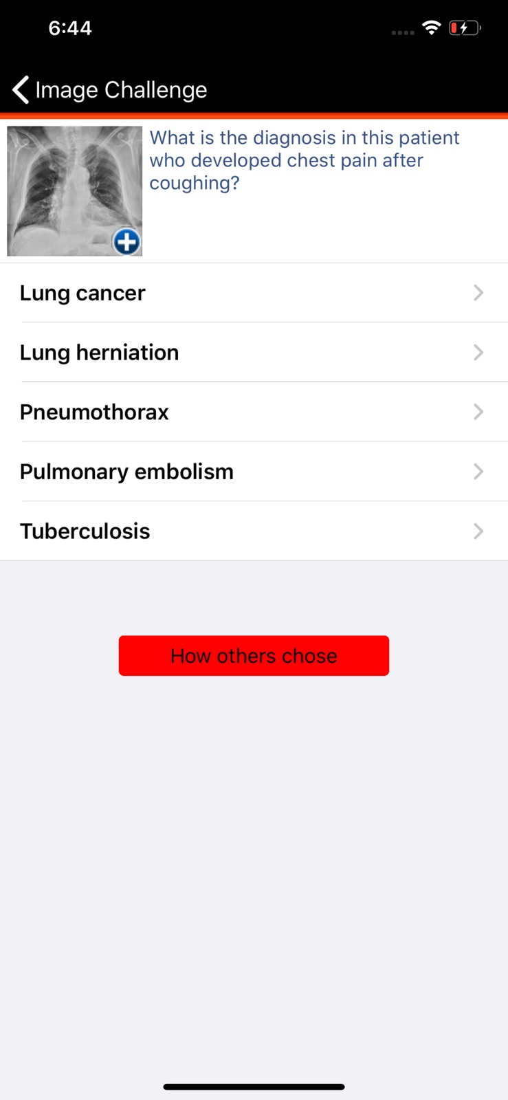 NEJM Image Challenge iphone screenshot 1