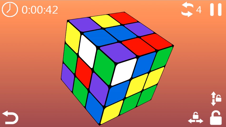 #4. Cube 3D: Puzzle 3x3 (iOS) 由: Alexander Maslennikov