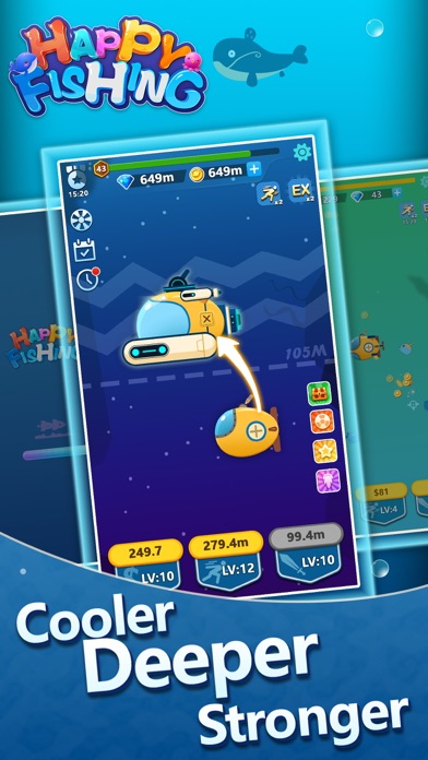 Screenshot #3 pour Happy Fishing:Deep Sea Legend