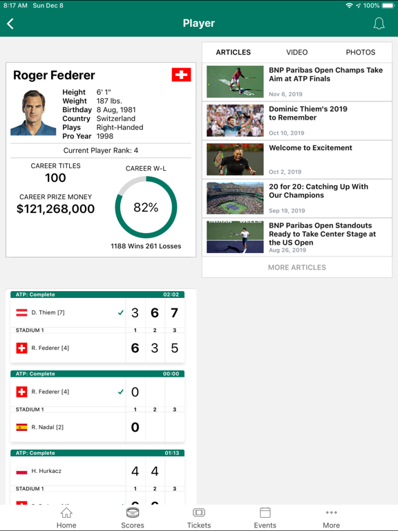 Screenshot #6 pour BNP Paribas Open