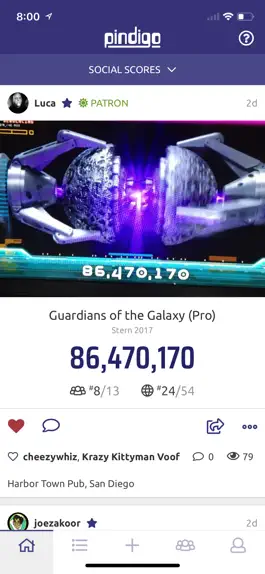 Game screenshot Pindigo: Social Pinball Scores mod apk