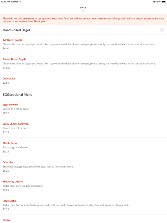 Screenshot #6 pour O'Bagel - Hoboken