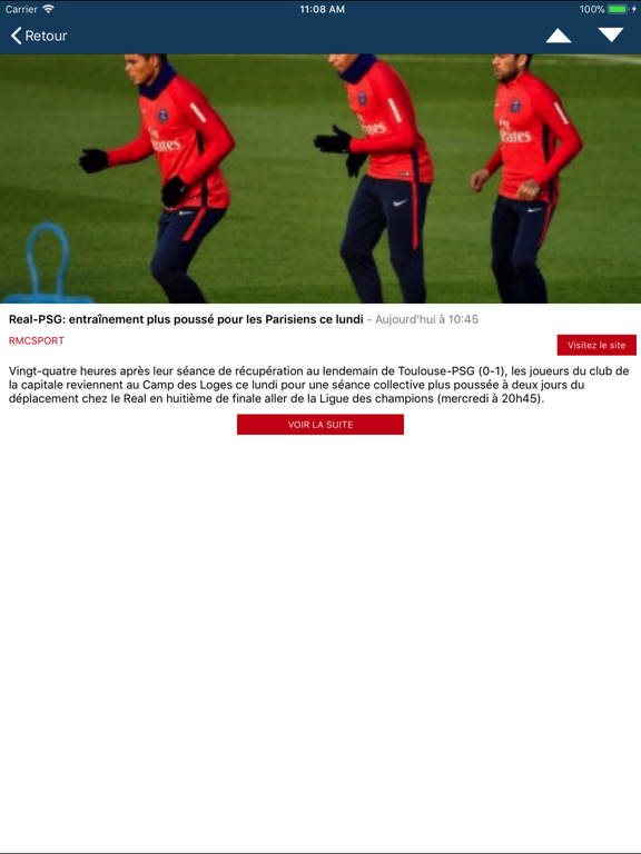 Screenshot #5 pour Paris Foot Actu