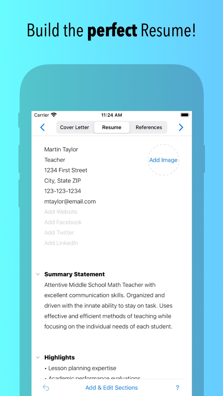 iPhone screenshot