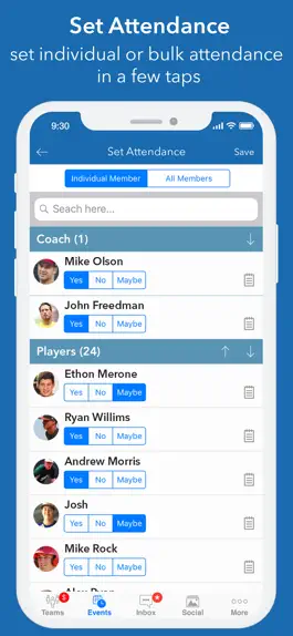 Game screenshot InstaTeam sports team manager hack