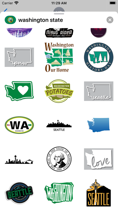 Screenshot #2 pour Washington state - USA emoji