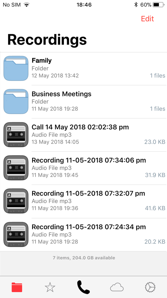 #4. Call Recorder ℡ (iOS) Bởi: TapMedia Ltd