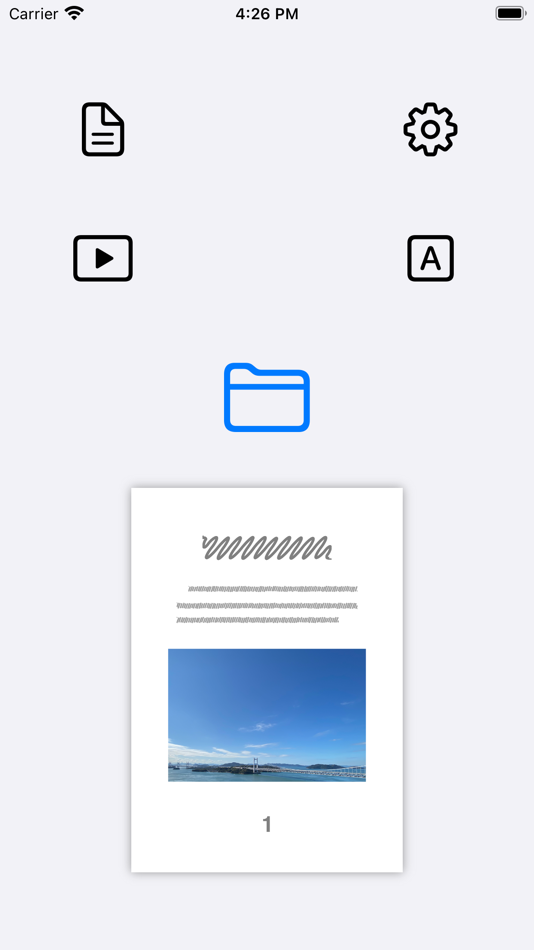 #1. FlipByBlink : Ebook Reader (iOS) Podle: Ryo Yamashita