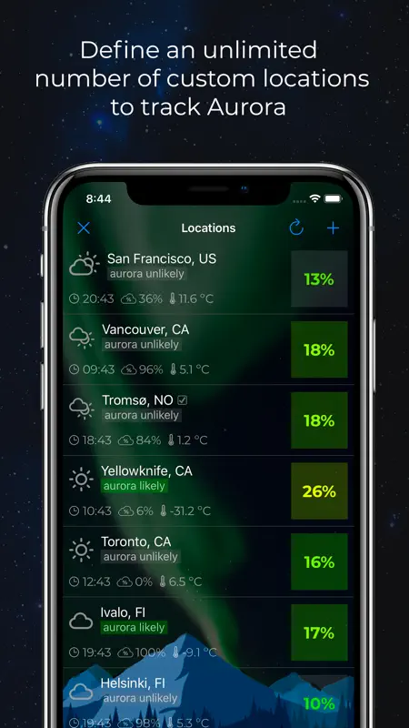 Northern Lights Forecast screenshot 5 of 7