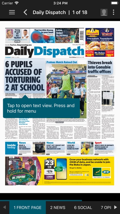 Daily Dispatch E-Edition