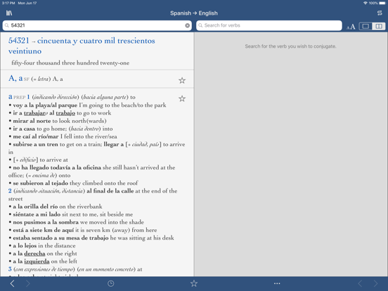 Collins Spanish-English iPad app afbeelding 3