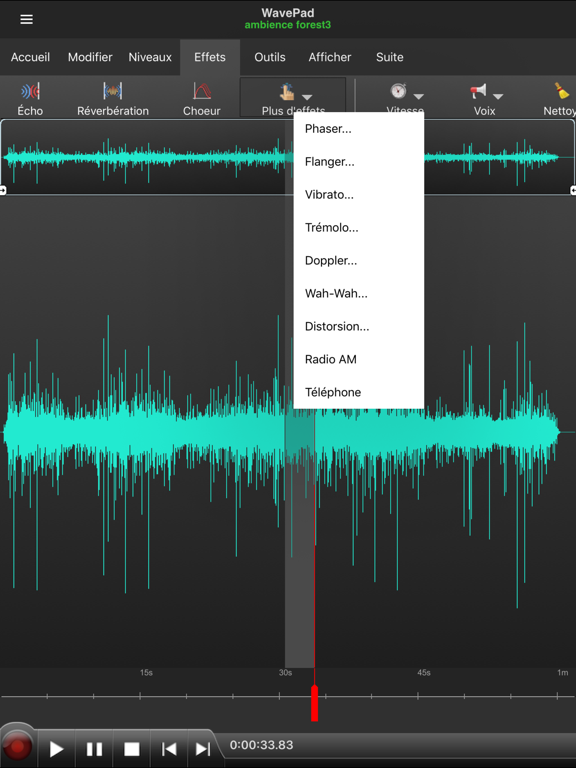 Screenshot #6 pour WavePad – Éditeur audio