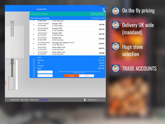 Screenshot #5 pour Clickflue Chimney Design