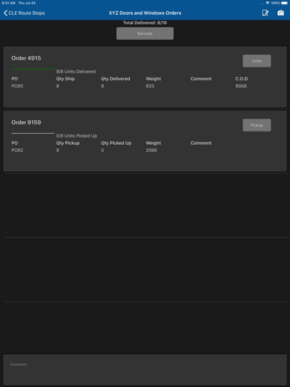 FeneTech Delivery iPad screenshot 4 - Business app