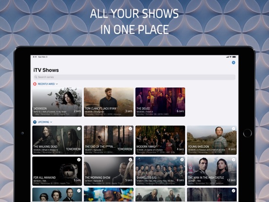 iTV Shows iPad app afbeelding 1
