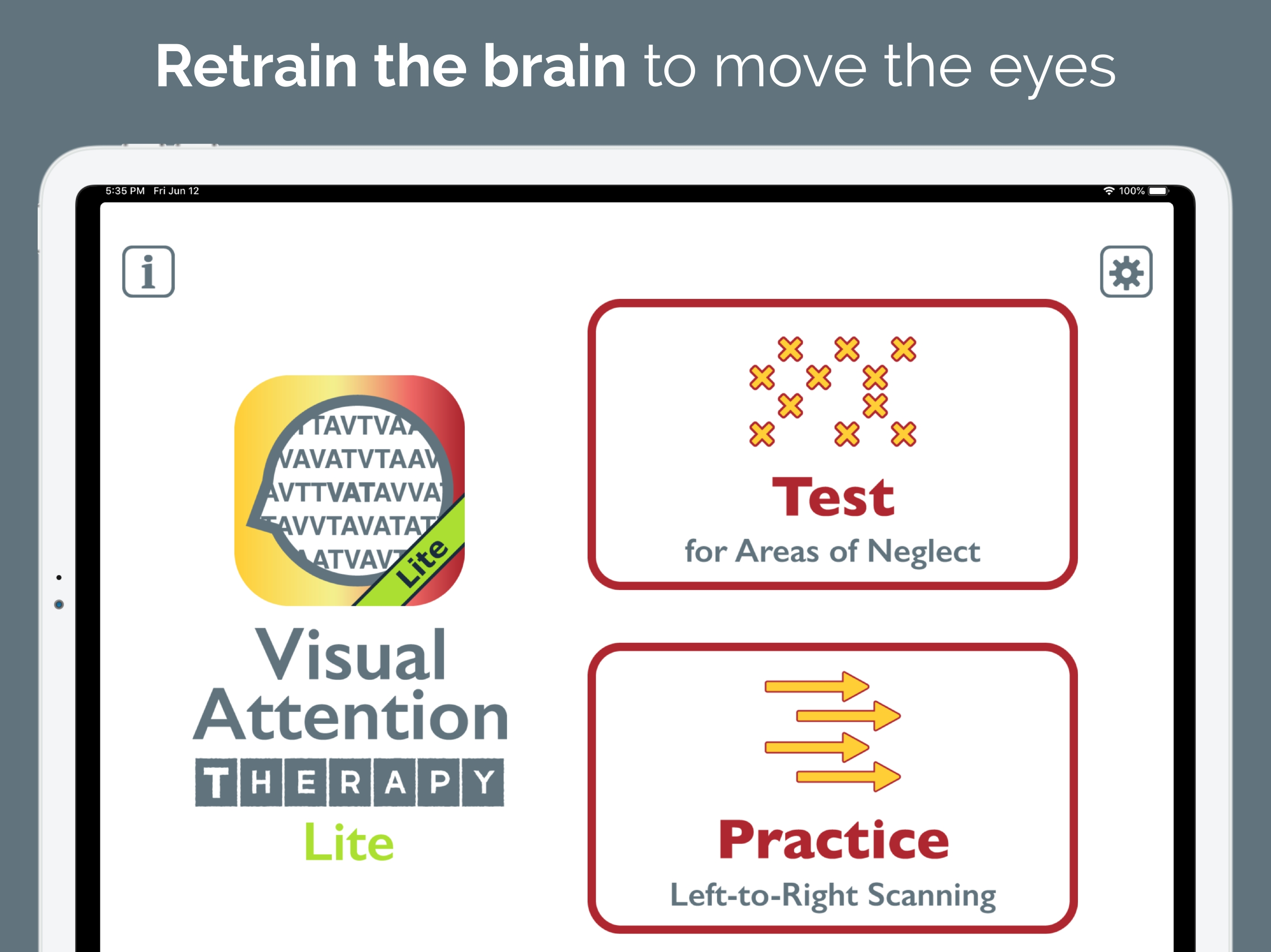 Visual Attention Therapy Lite