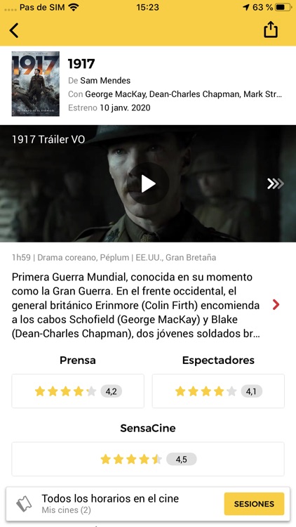 SensaCine - Cine y Series